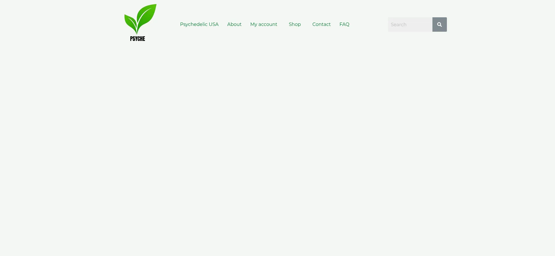 Website screenshot of Psyche420trip.com