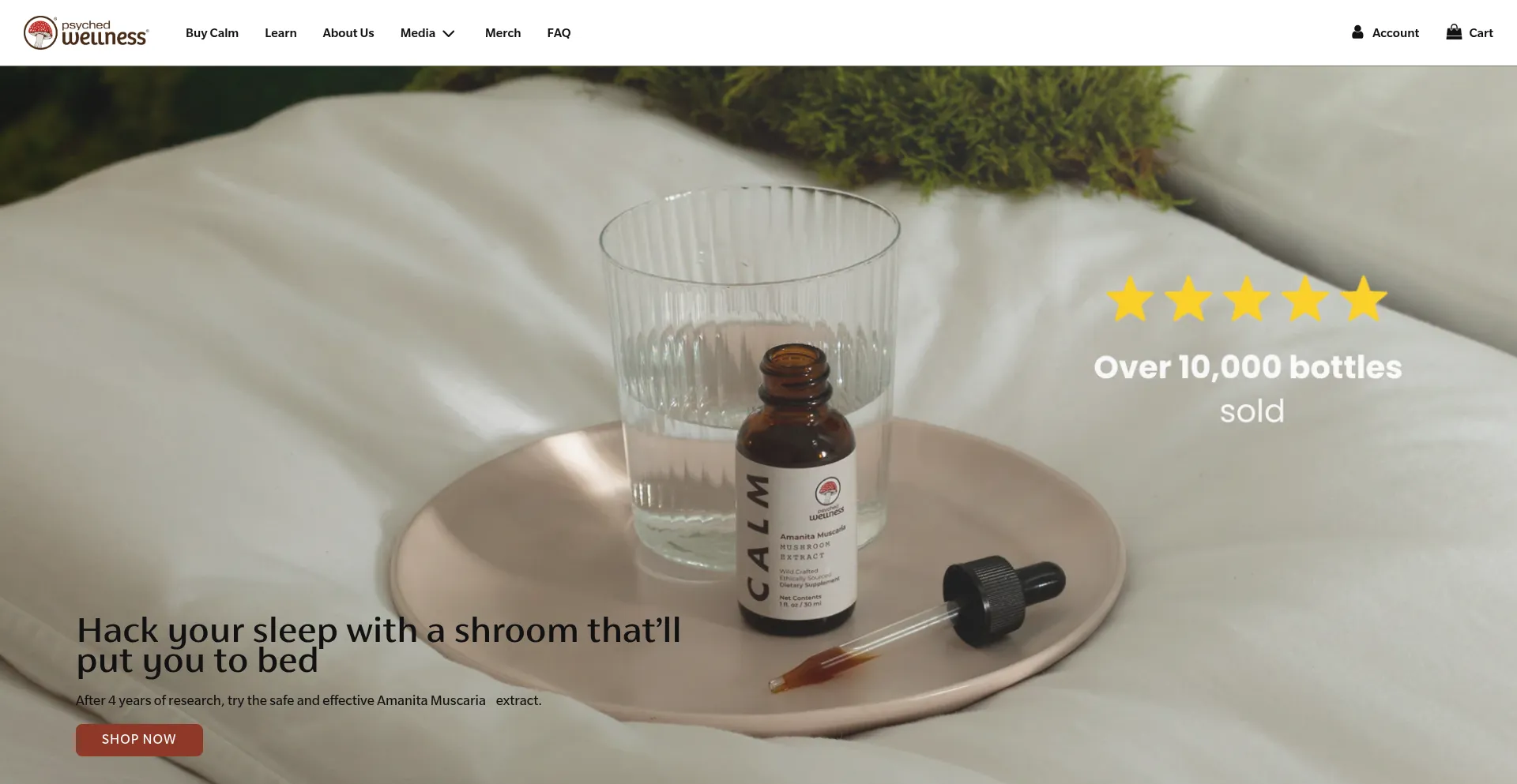 Website screenshot of Psyched-wellness.com