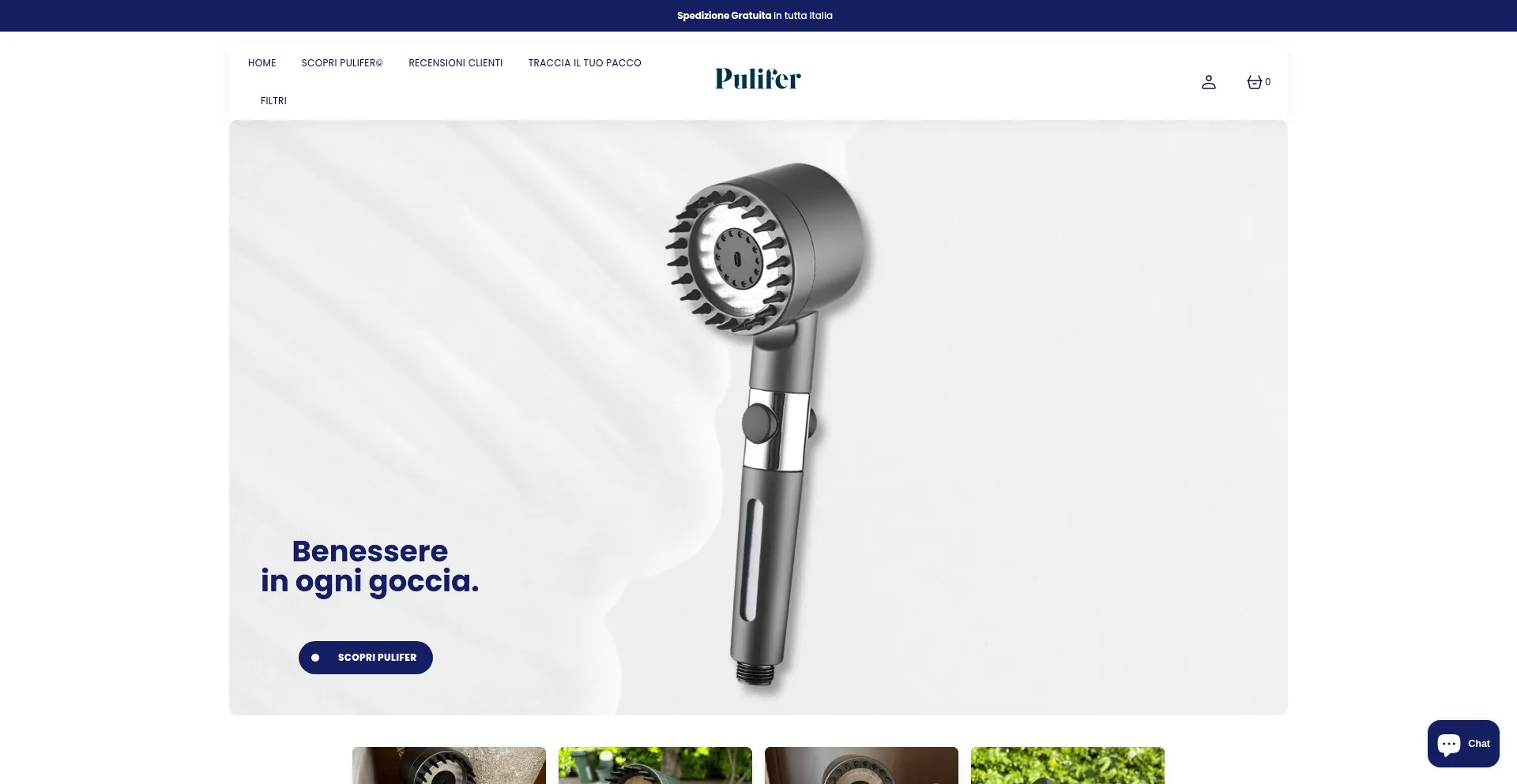 Website screenshot of Pulifer.com