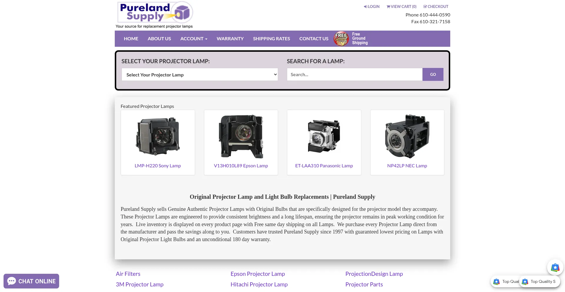 Purelandsupply.com é Seguro e Confiável?