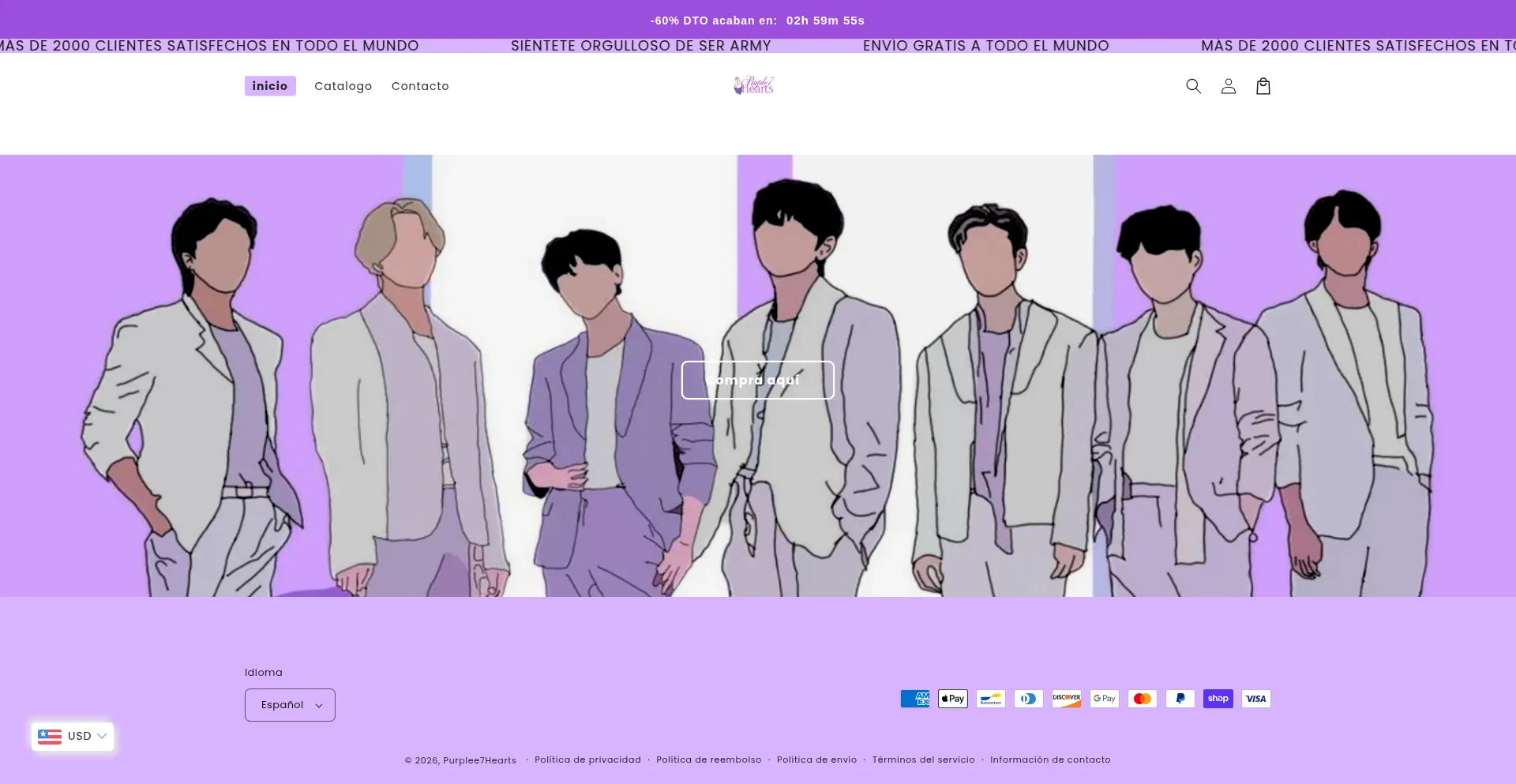 Purple7hearts.com