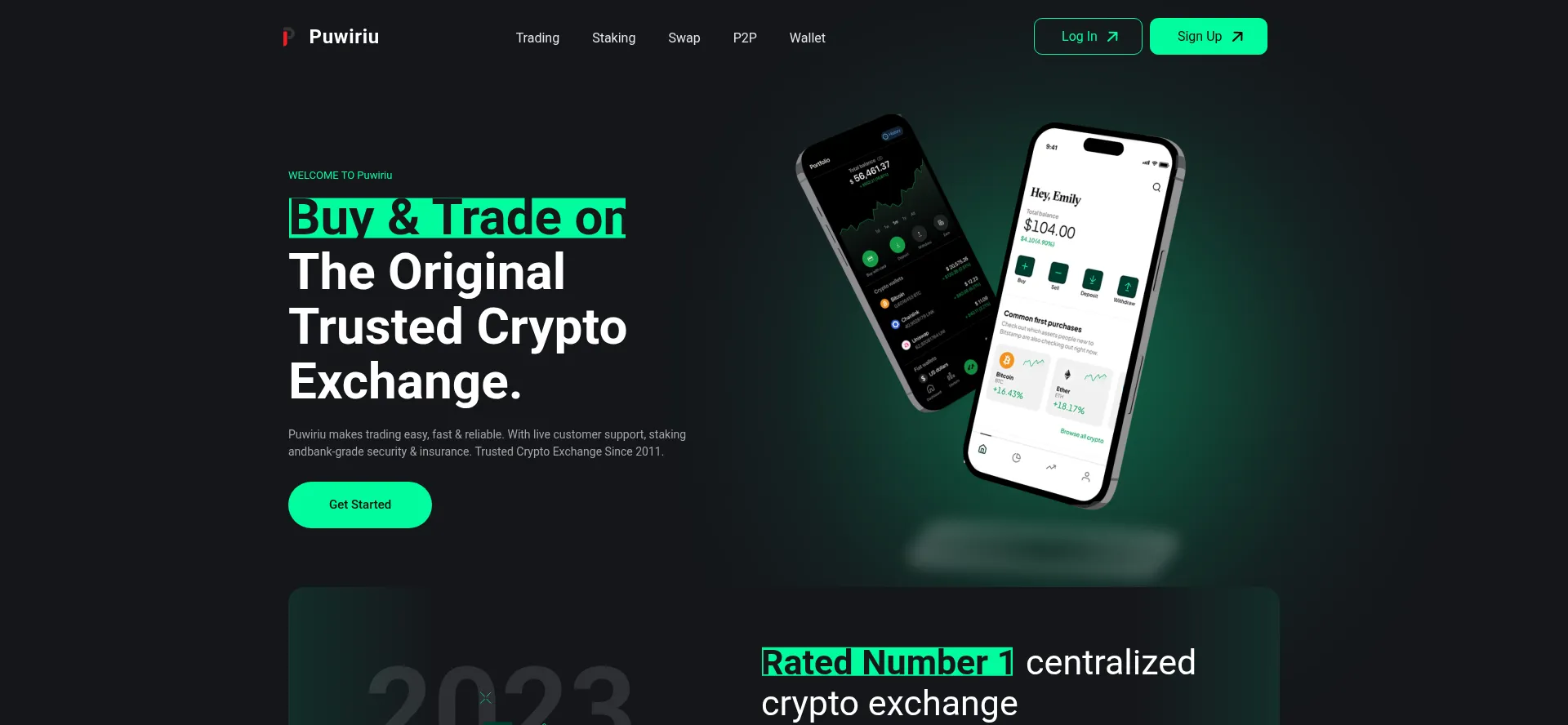 Website screenshot of Puwiriu.com