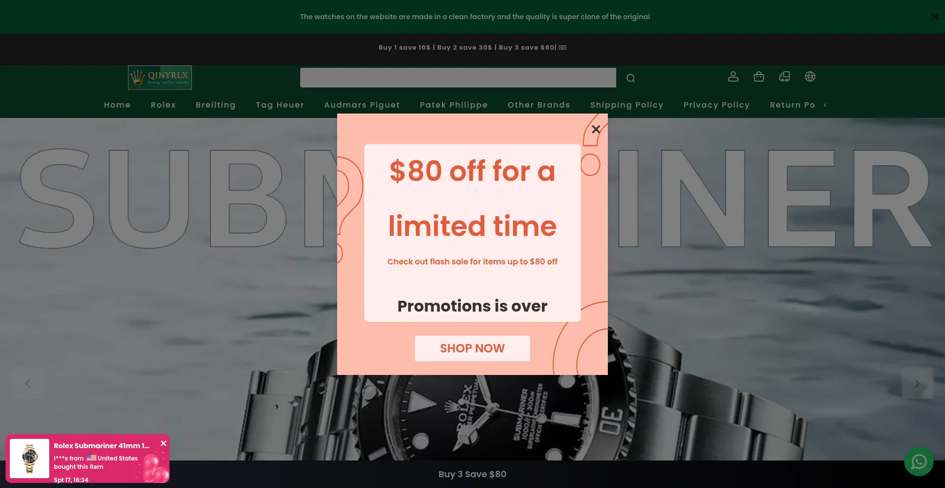 Qinyrlx.com é Seguro e Confiável?