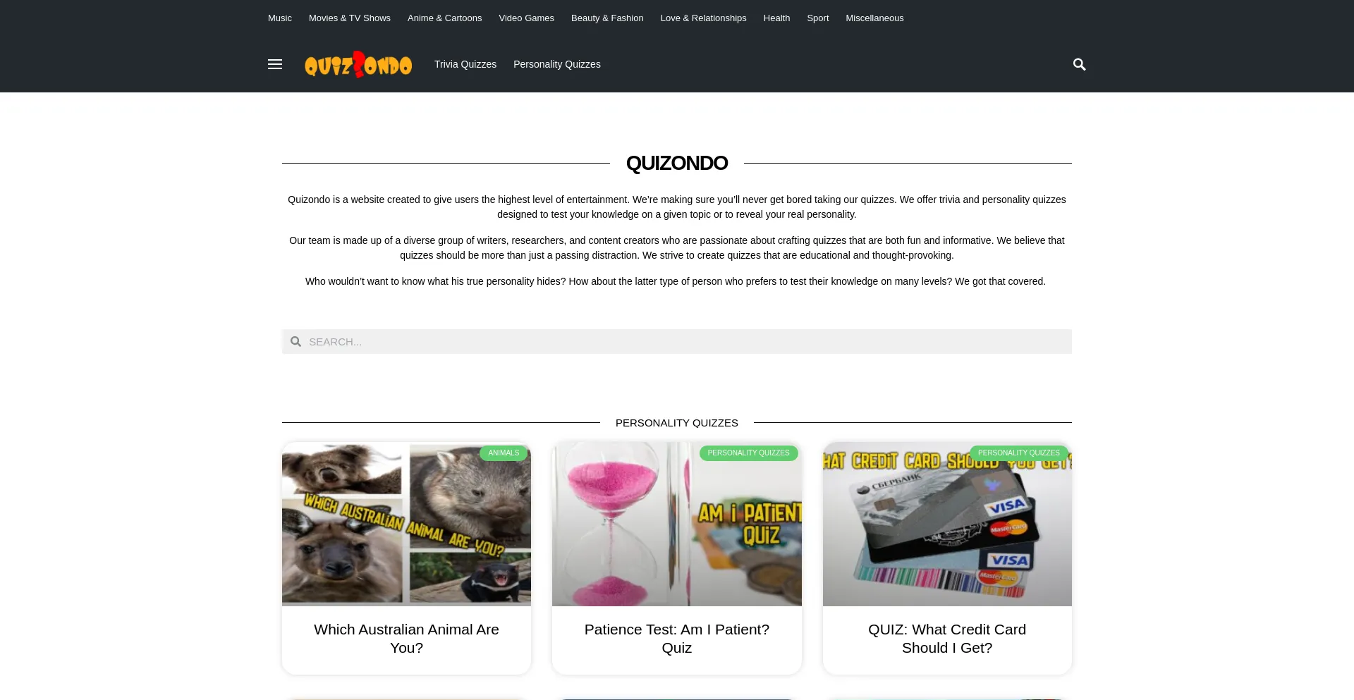 Quizondo.com