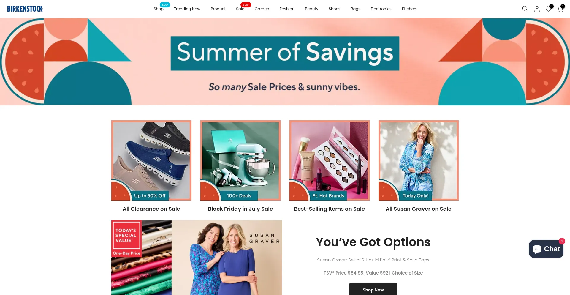 Website screenshot of Qvc-deal.com