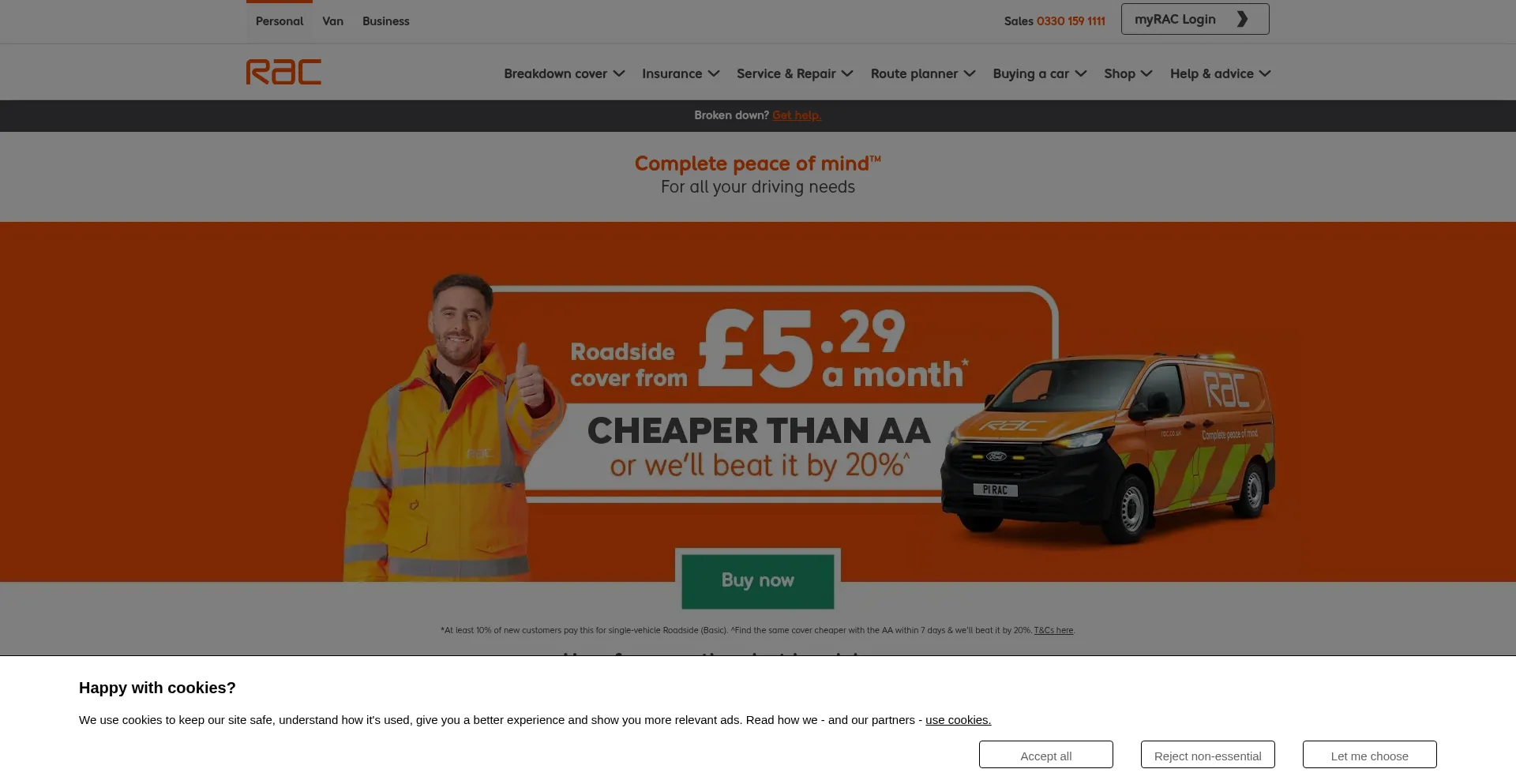 Rac.co.uk é Seguro e Confiável?