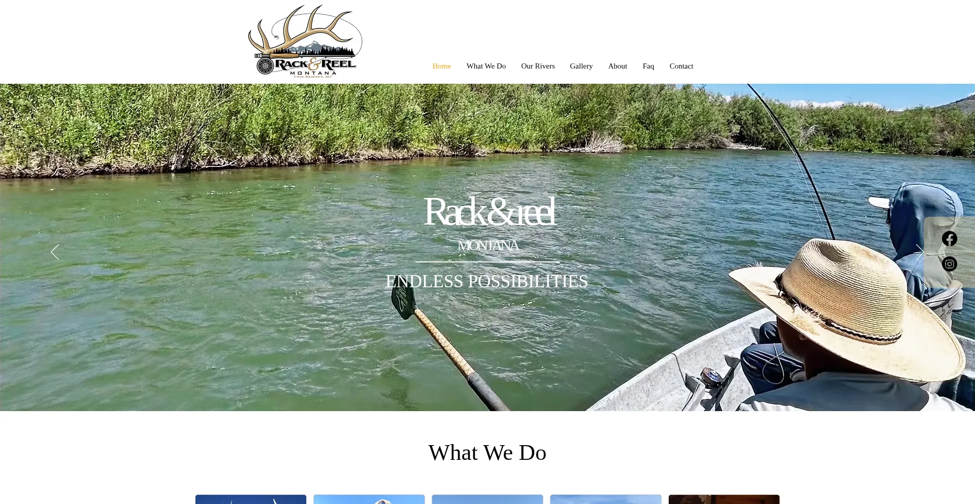 Rackandreelmontana.com Screenshot