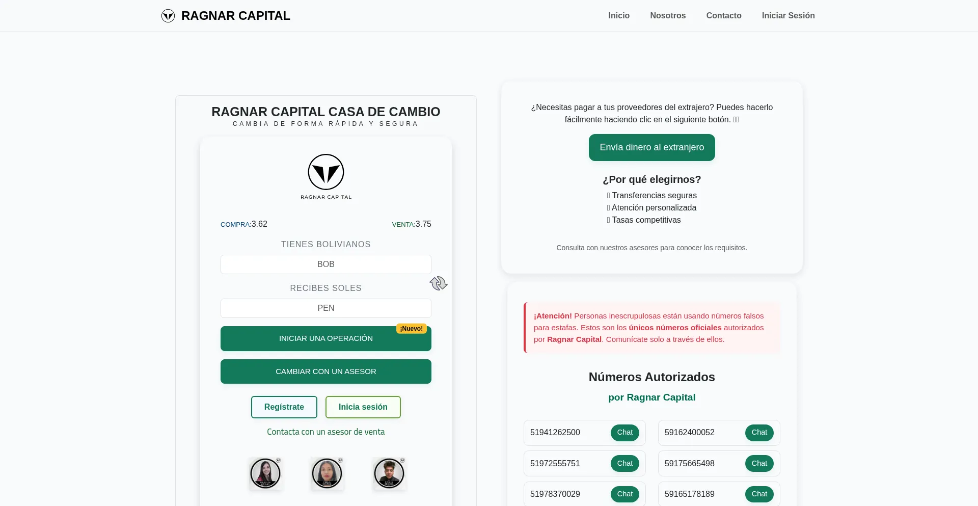 Ragnarcapital.pe é Seguro e Confiável?