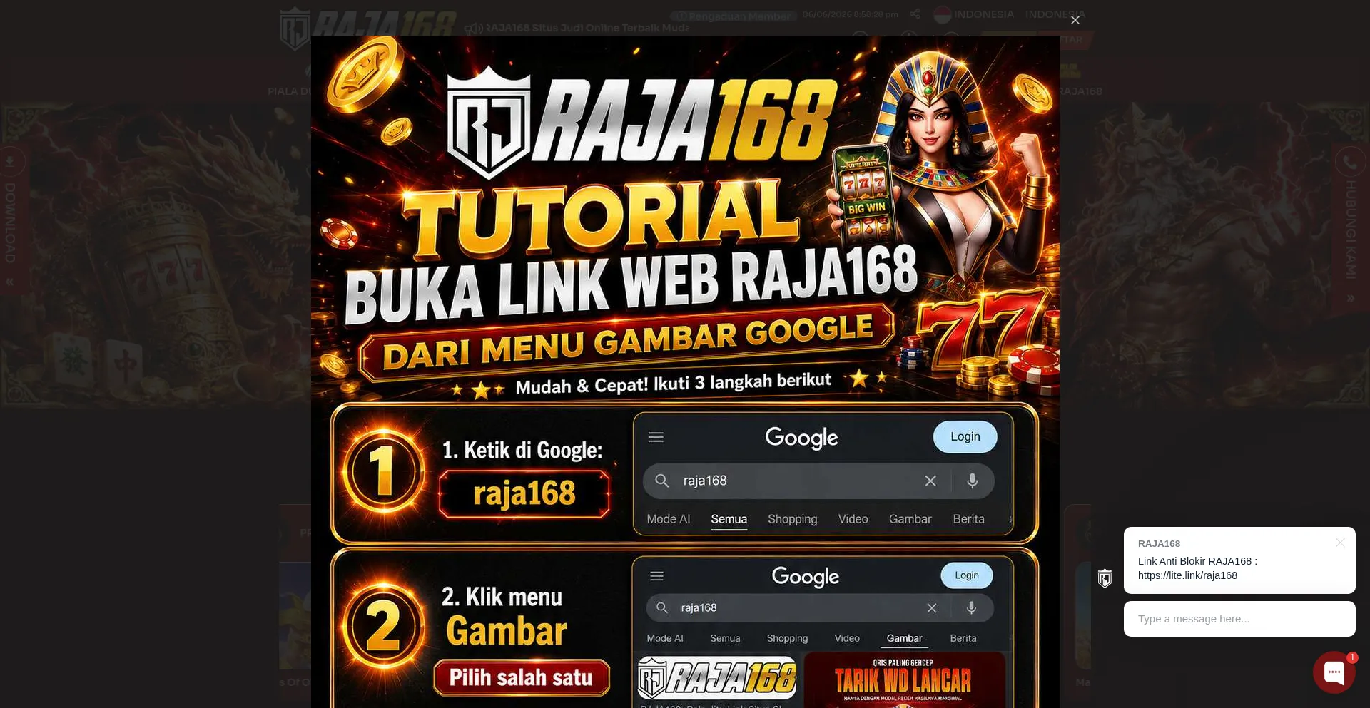Raja168main.lat