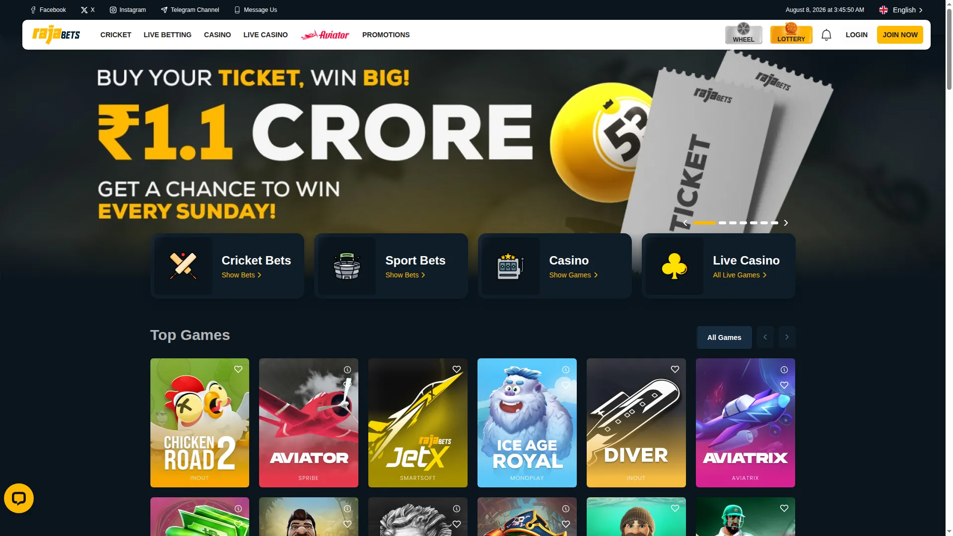 Rajabets7.com