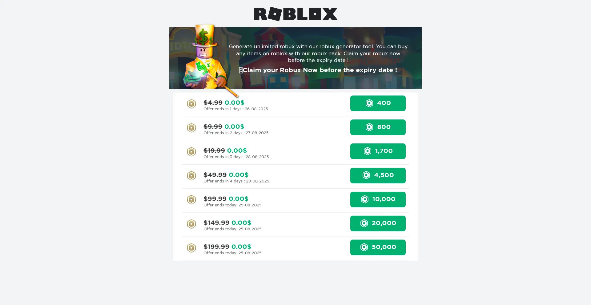 Website screenshot of Rb6-site-1.netlify.app