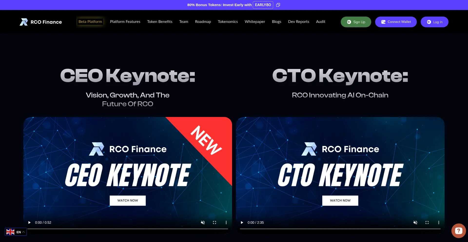Website screenshot of Rcofinance.com