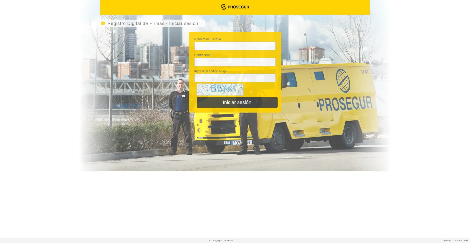 Website screenshot of Rdf.prosegur.com