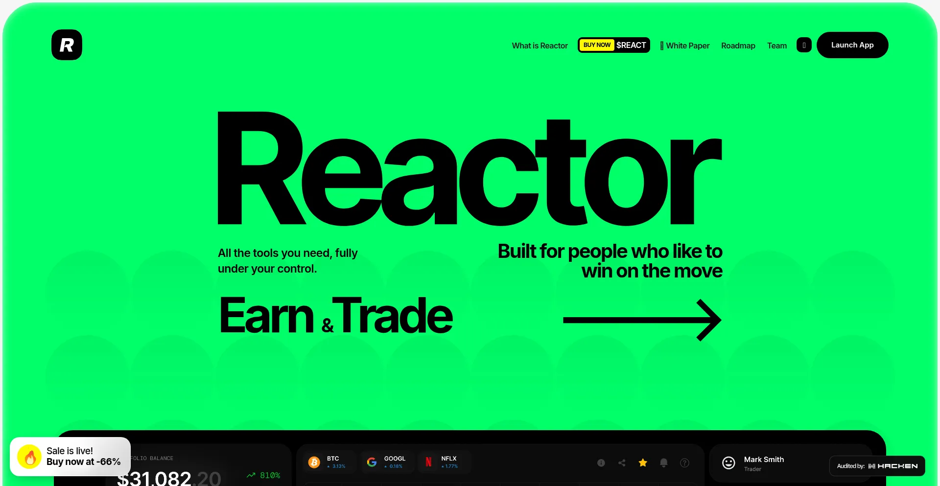 Reactor.trade
