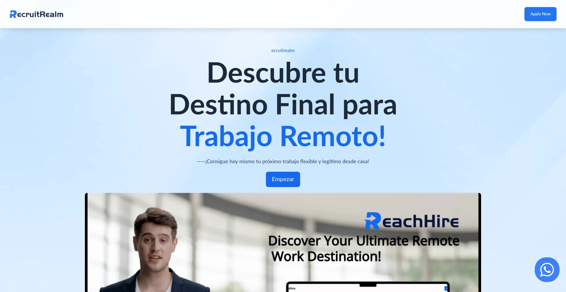 Recruitrealmes.works Screenshot