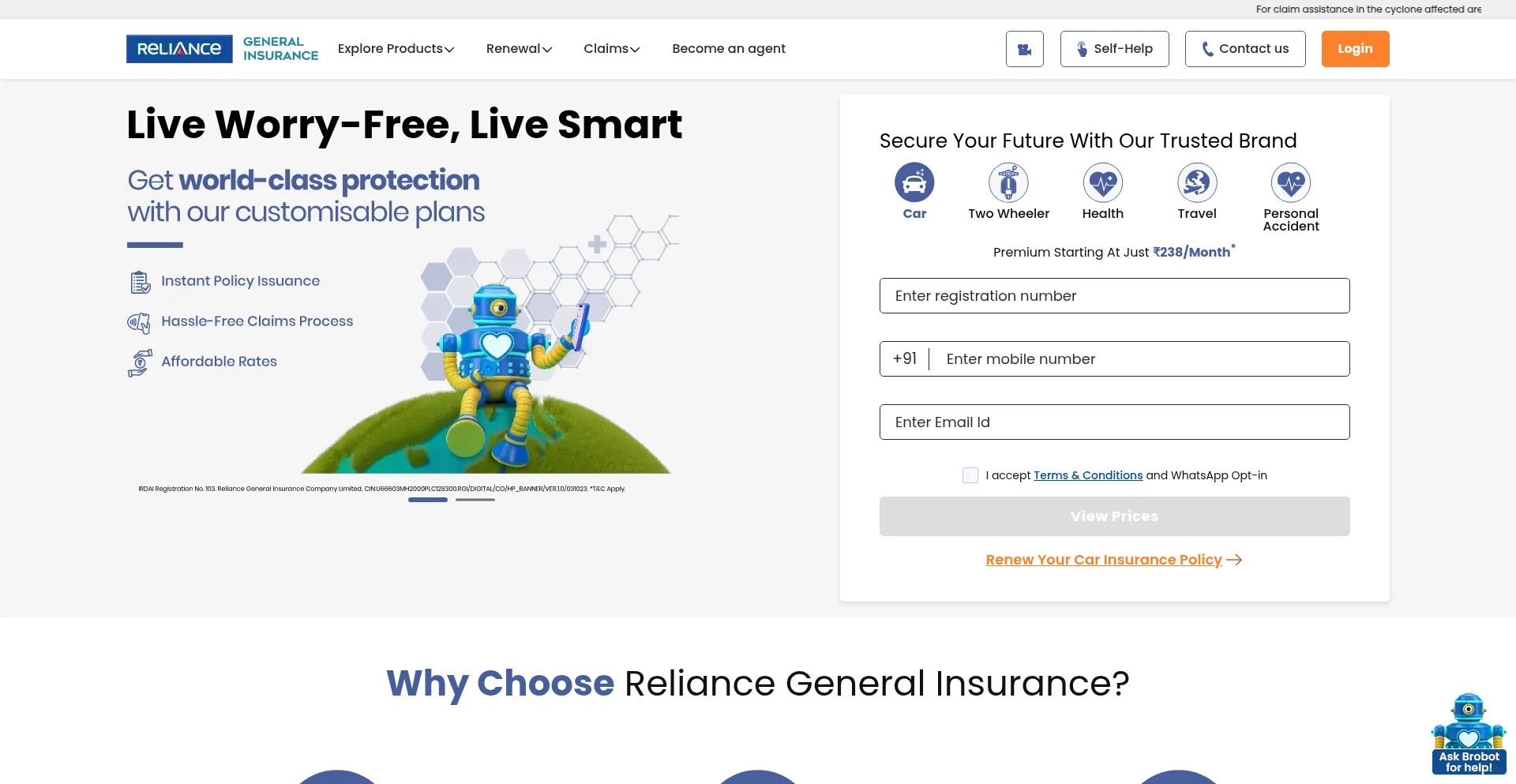 Reliancegeneral.co.in