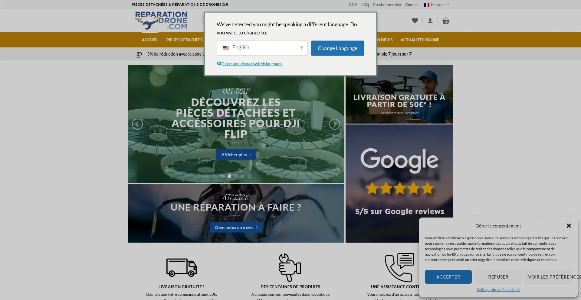 Reparation-drone.com é Seguro e Confiável?