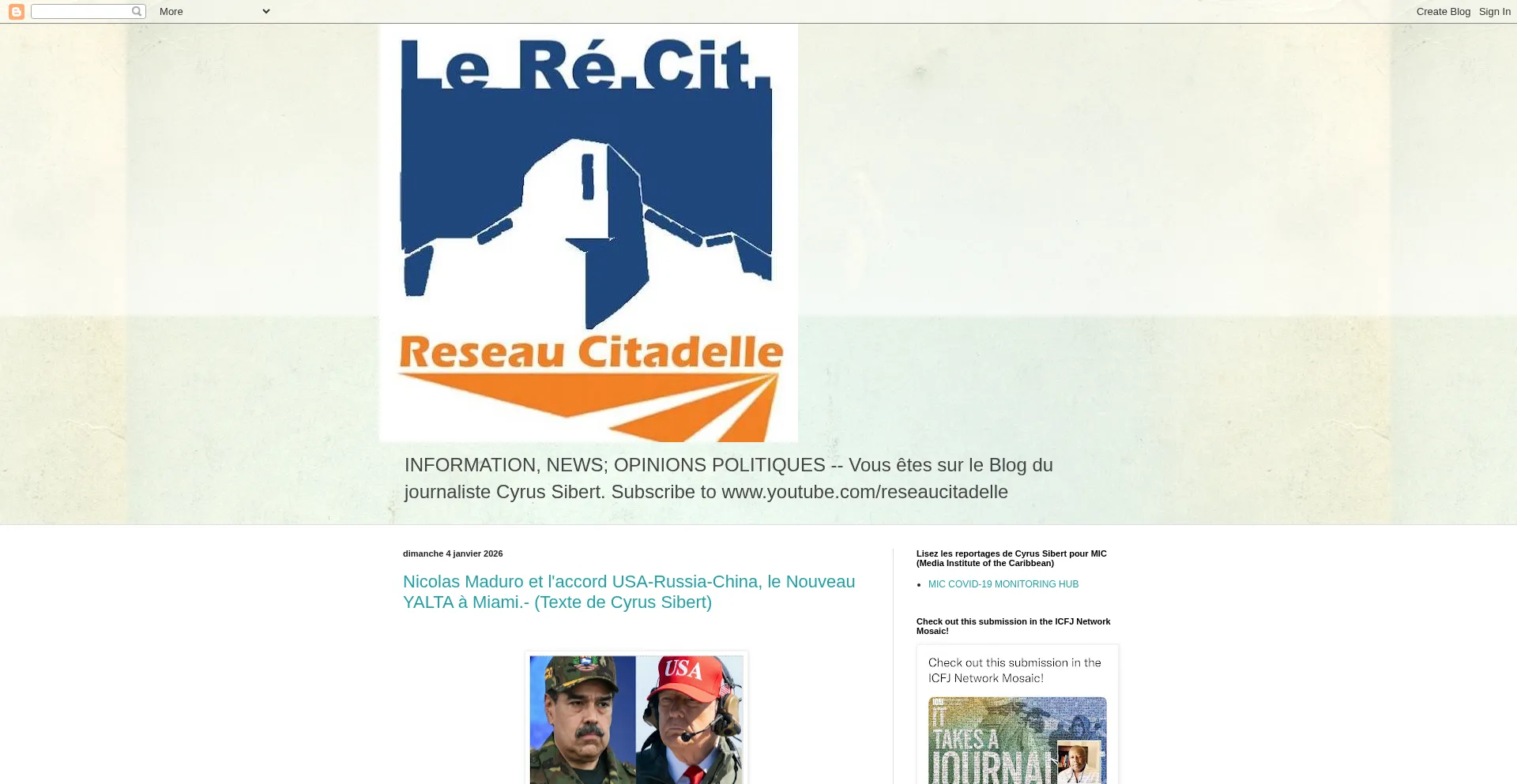 Reseaucitadelle.blogspot.com