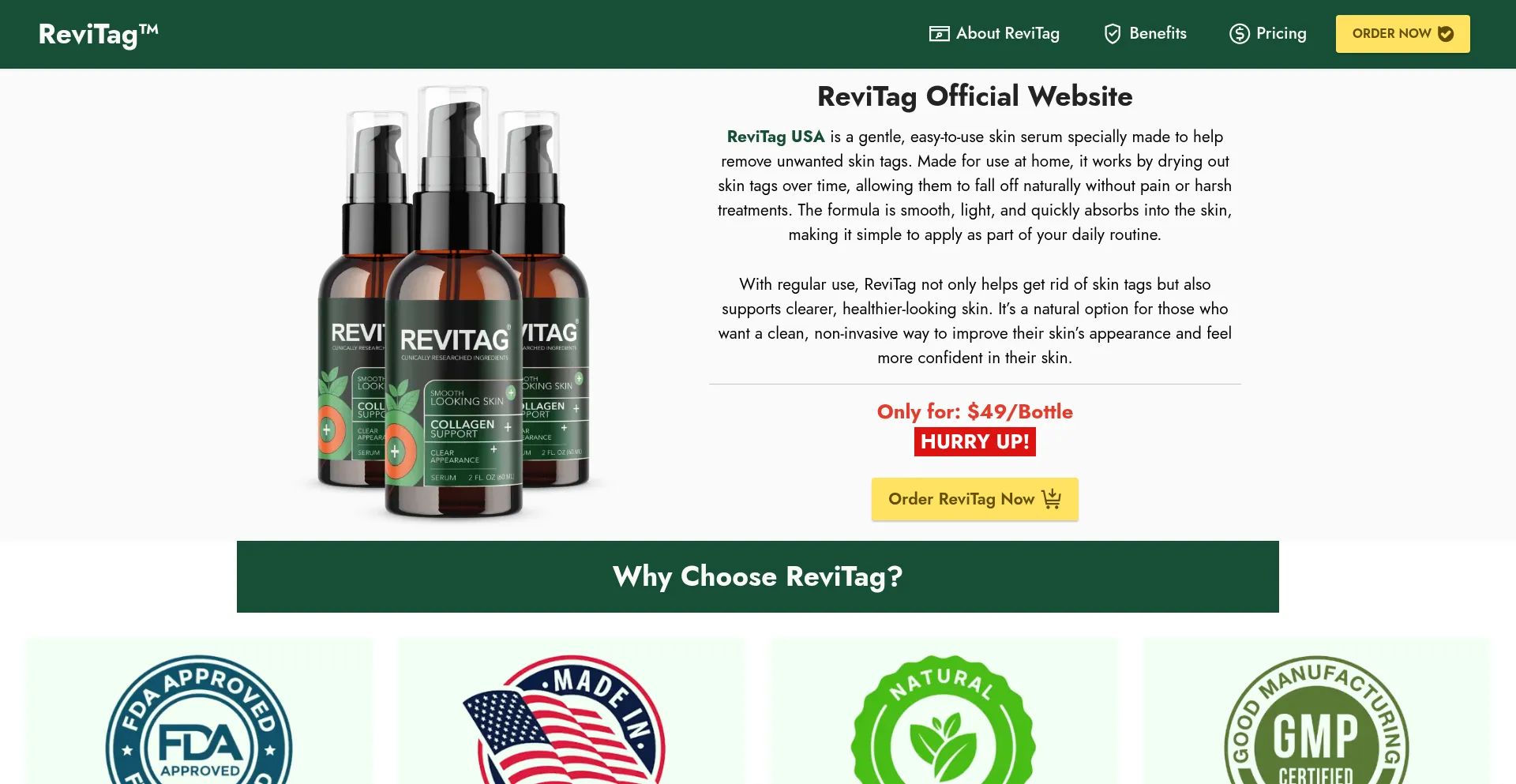 Revitag-skin.us é Seguro e Confiável?