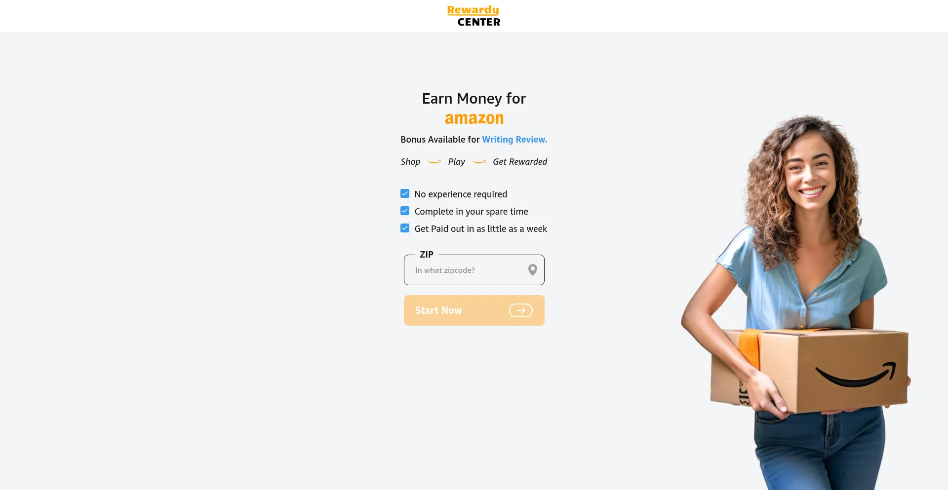 Website screenshot of Rewardycenter.pro