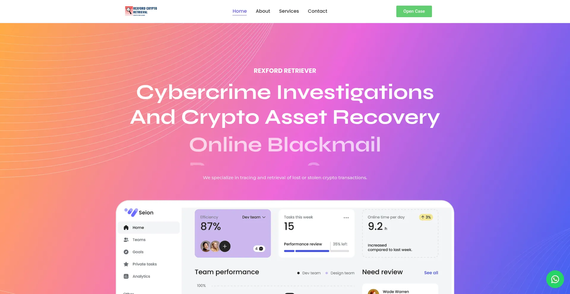 Rexfordcryptoretrieval.com é Seguro e Confiável?