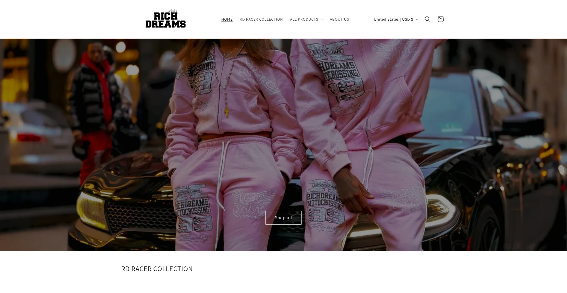 Website screenshot of Richdreamscl.com