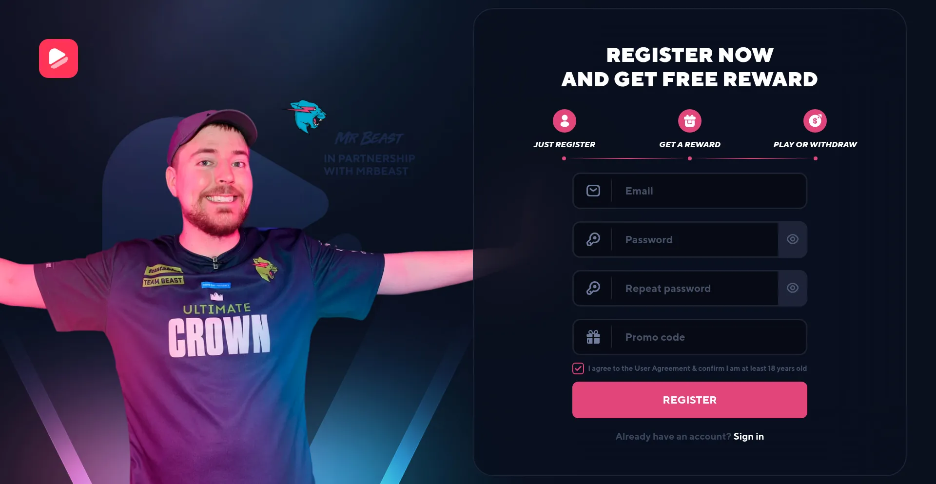 Website screenshot of Riskoro.com