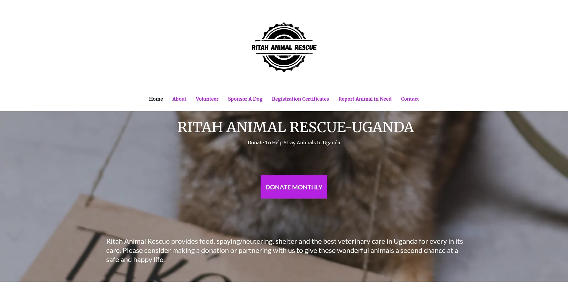 Ritahanimalrescue.org é Seguro e Confiável?