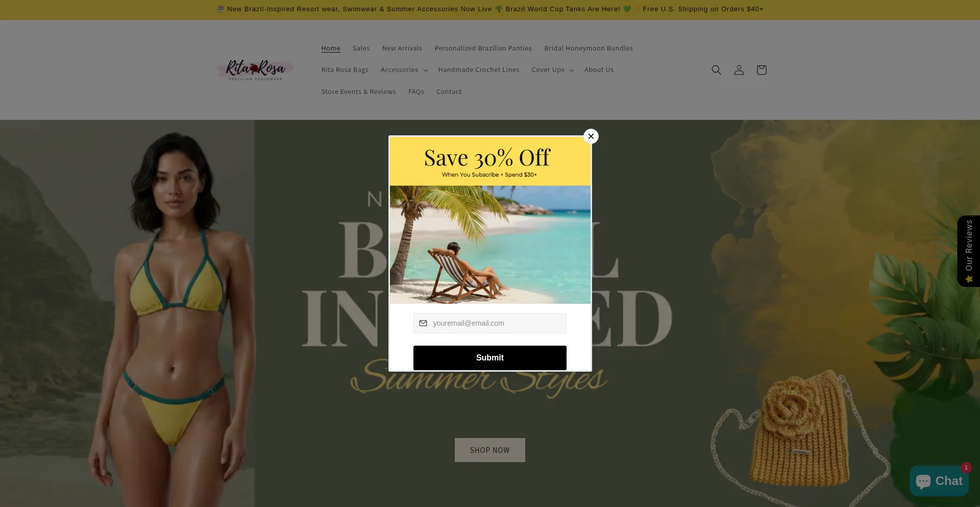 Ritarosabrazilianbeachwear.com
