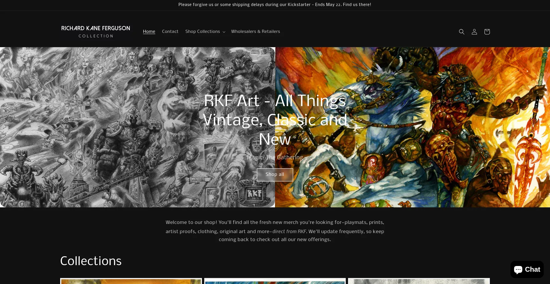 Website screenshot of Rkaneproductions.com.co