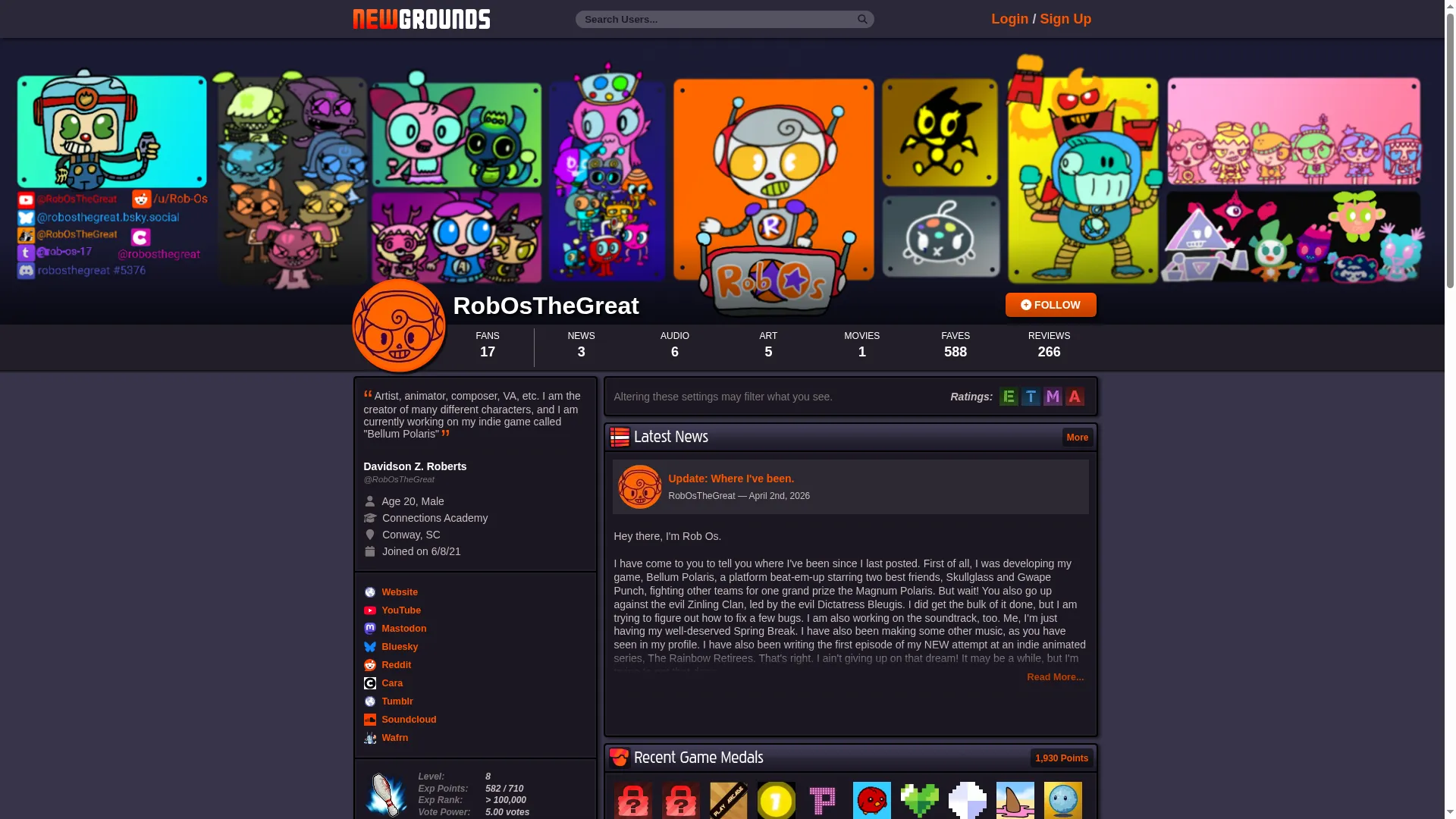 Robosthegreat.newgrounds.com
