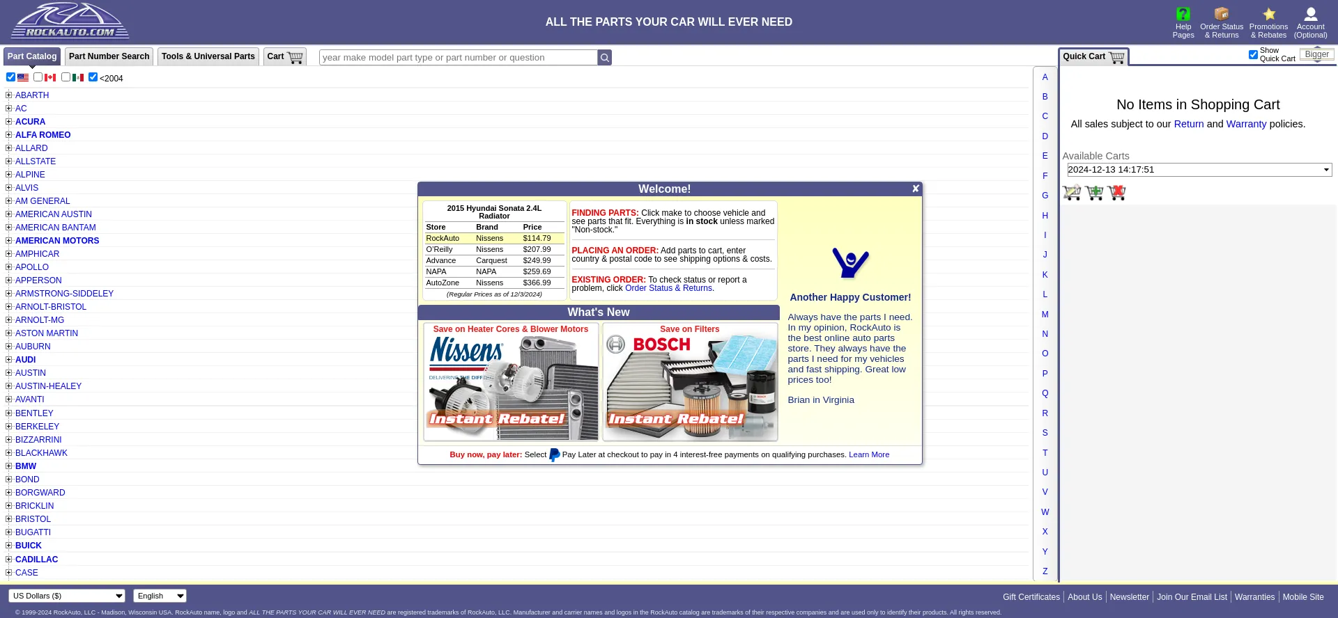 Rockauto.com é Seguro e Confiável?