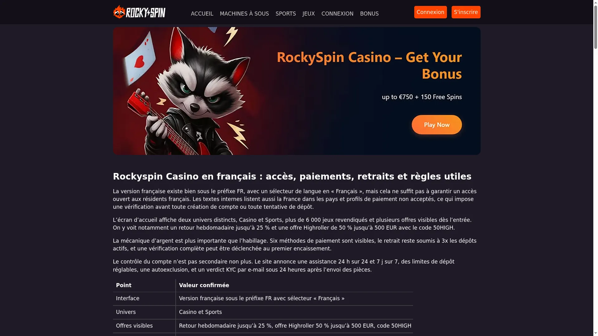 Rockyspinscasino.com