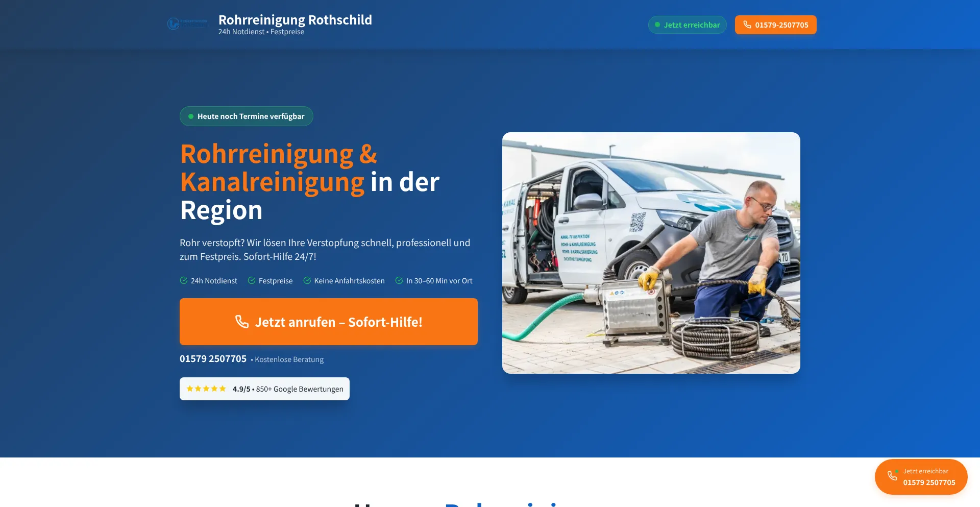 Rohrreinigung-rothschild.de