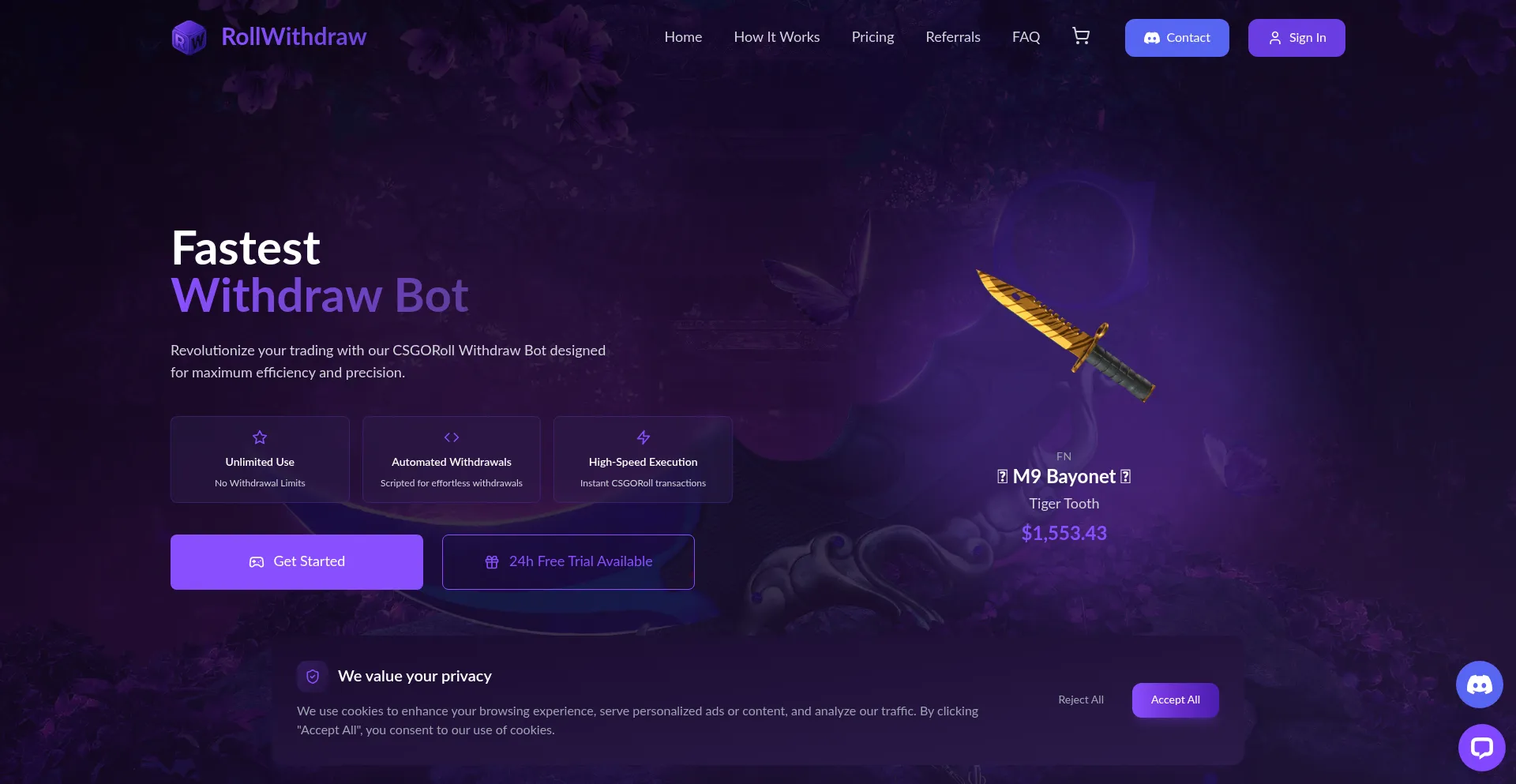 Rollwithdraw.com é Seguro e Confiável?
