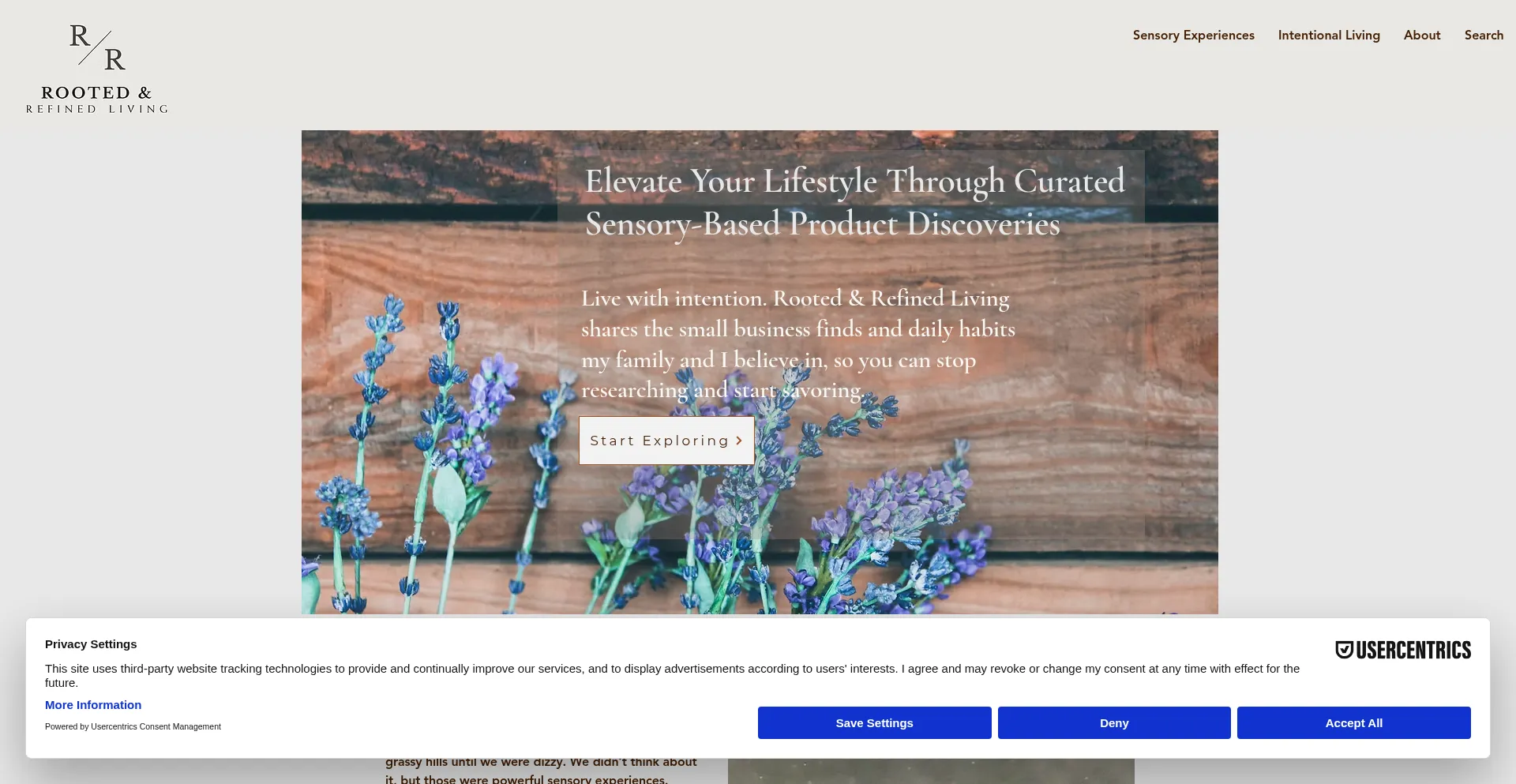 Rootedandrefinedliving.com