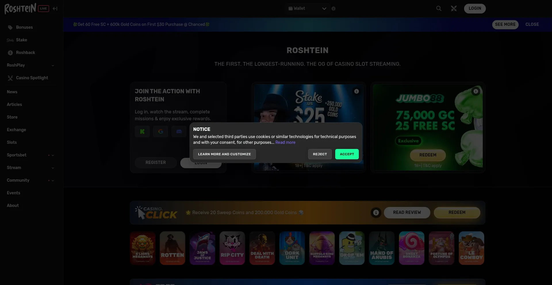 Roshtein.com
