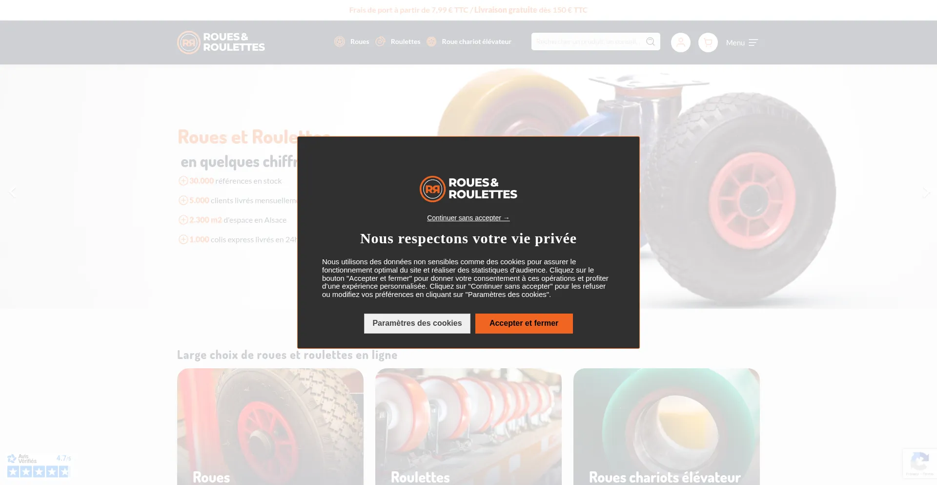 Roues-et-roulettes.com é Seguro e Confiável?