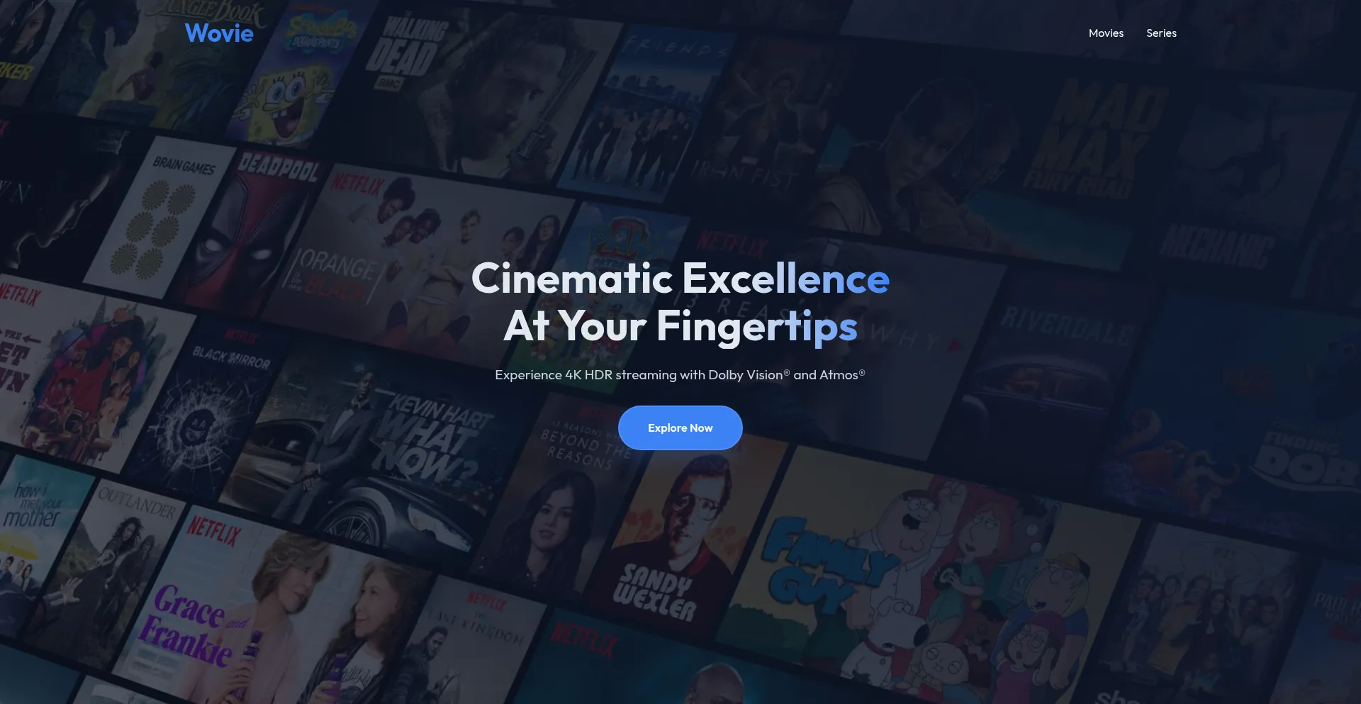 Website screenshot of Rovie.fun