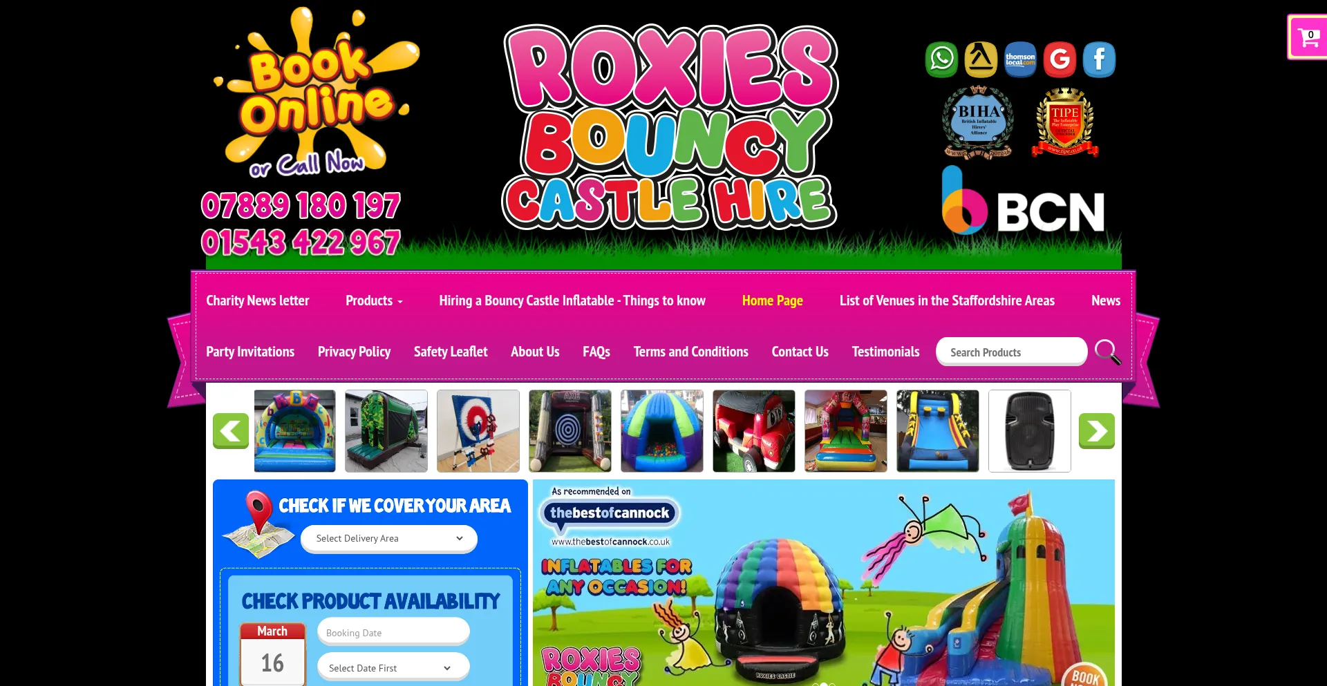 Roxiesbouncycastlehire.co.uk