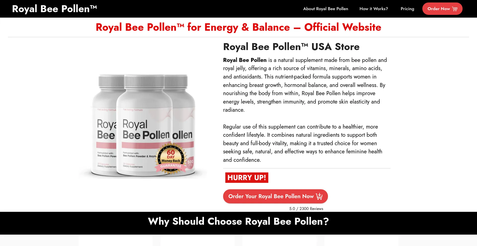 Royal-beepollen.us é Seguro e Confiável?