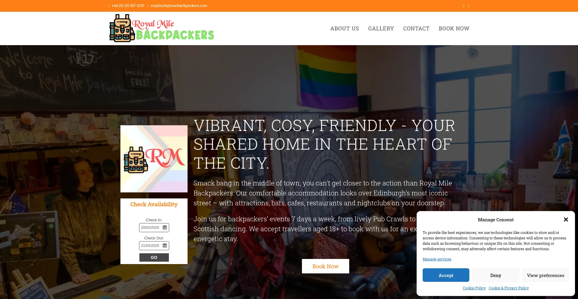 Royalmilebackpackers.com