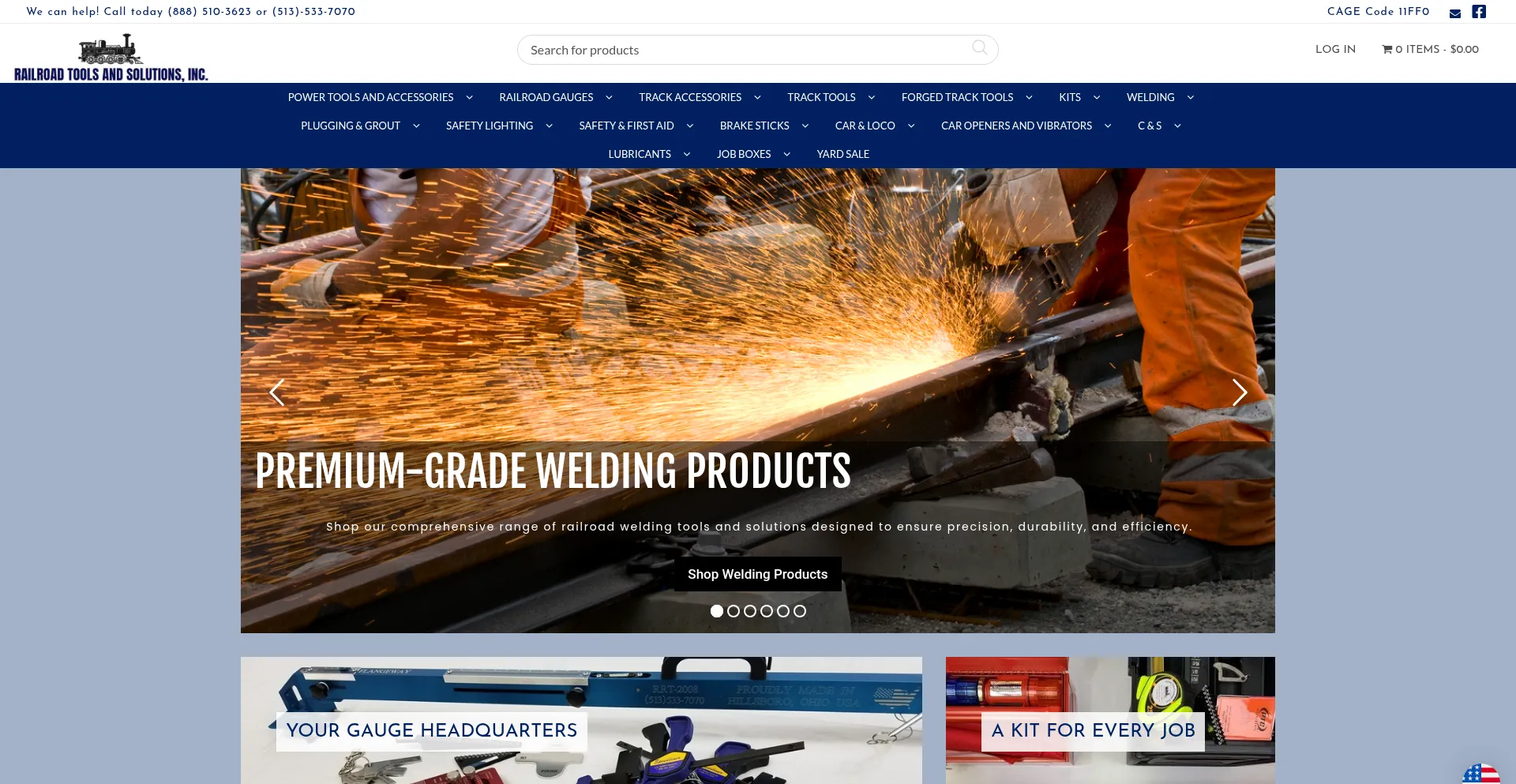 Website screenshot of Rrtools.com