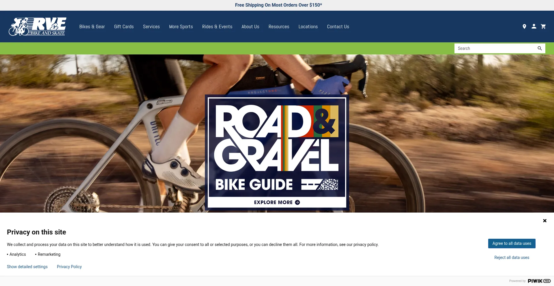 Rvebike.com Screenshot