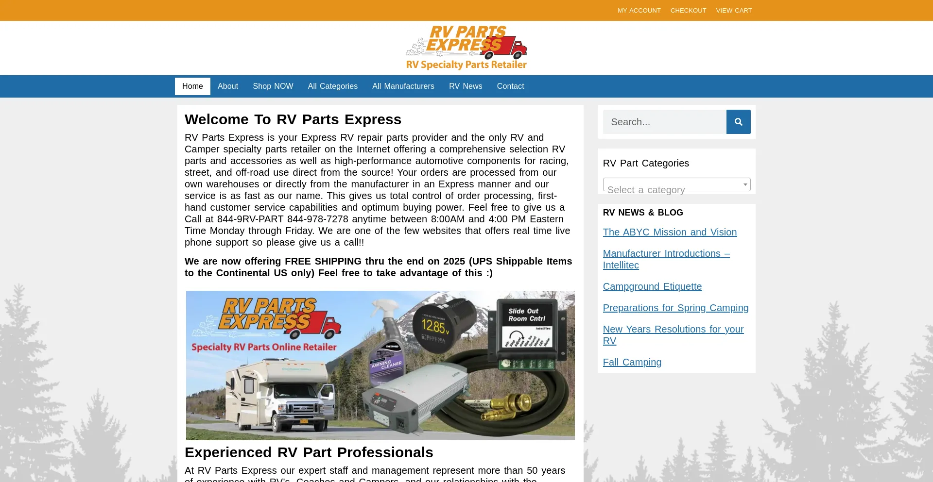 Rvpartsexpress.com