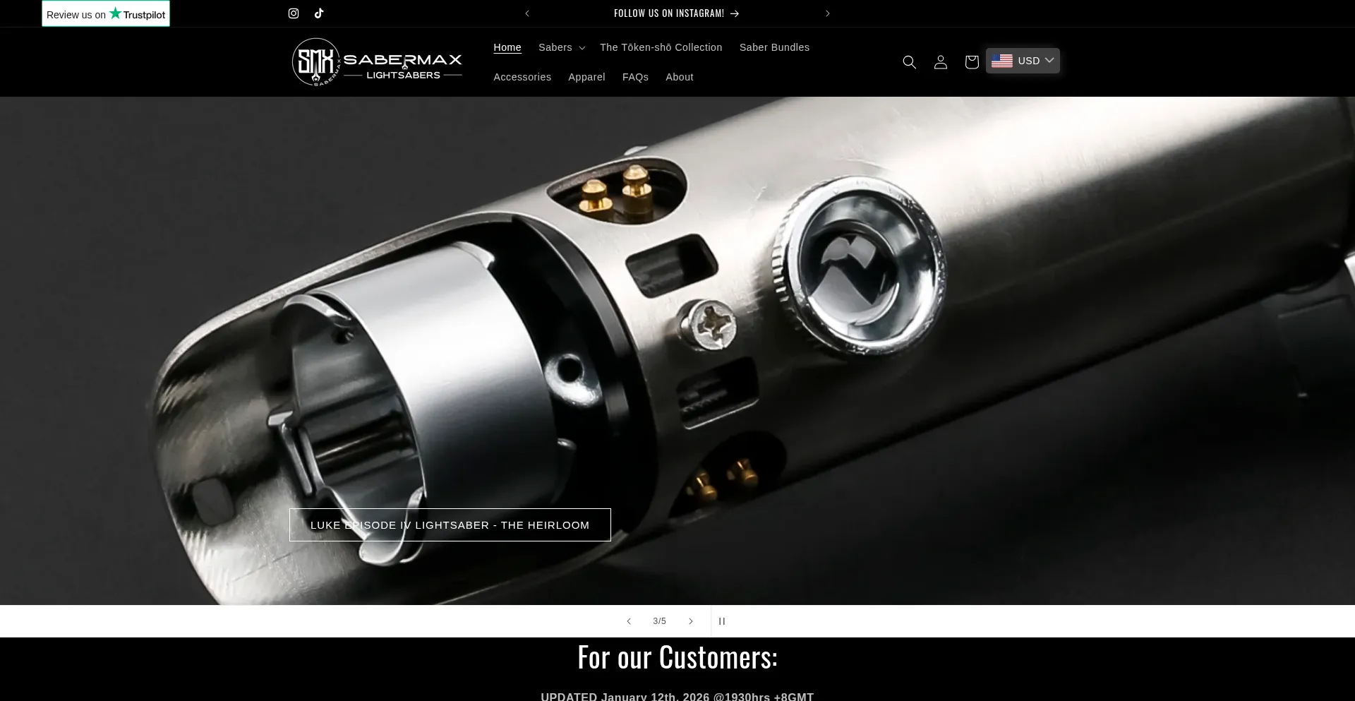 Sabermaxlightsabers.com
