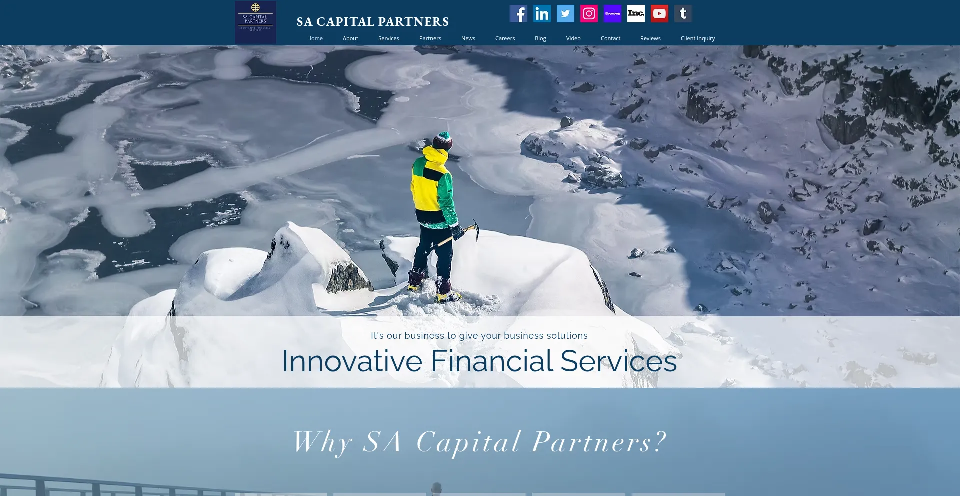 Sacapitalpartnersllc.com Screenshot