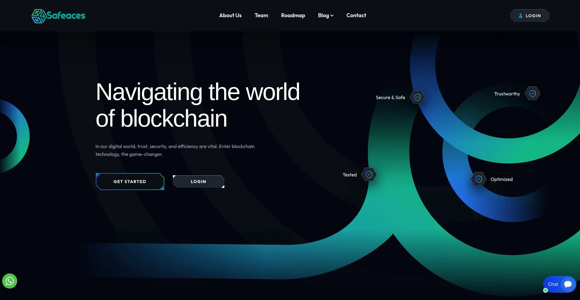Website screenshot of Safeaces.com