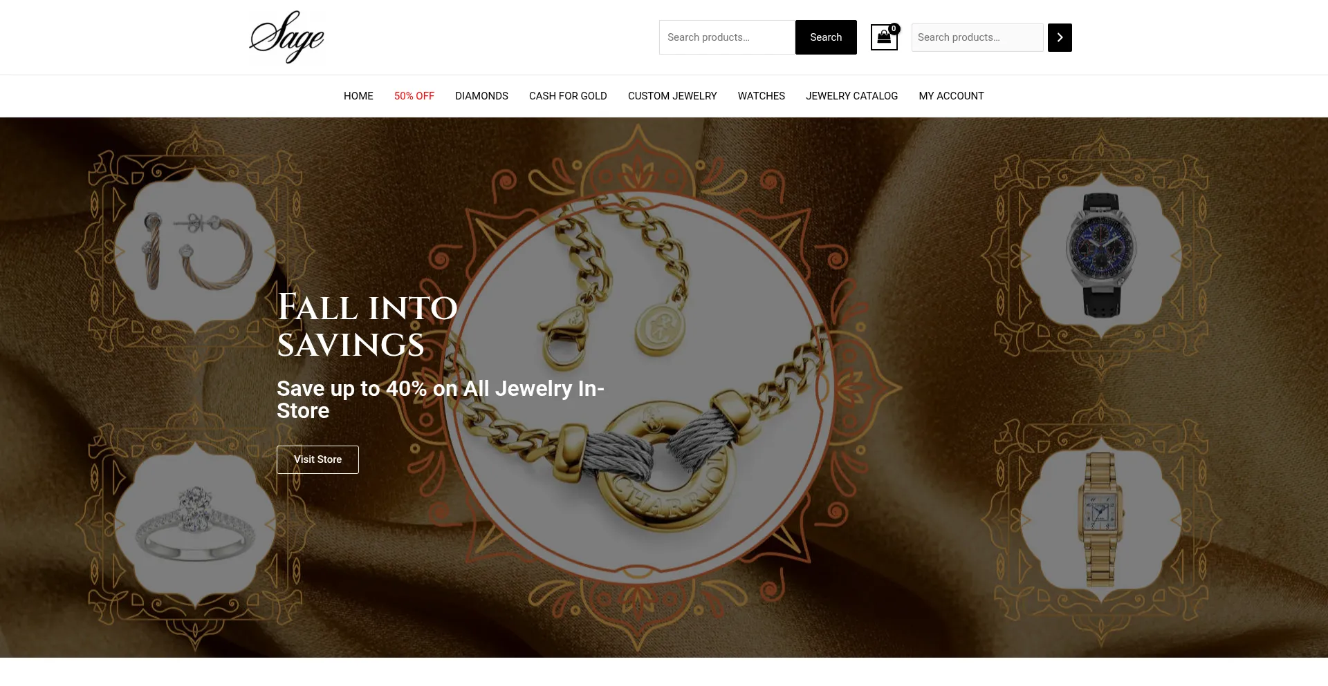 Sagejewelers.com Screenshot