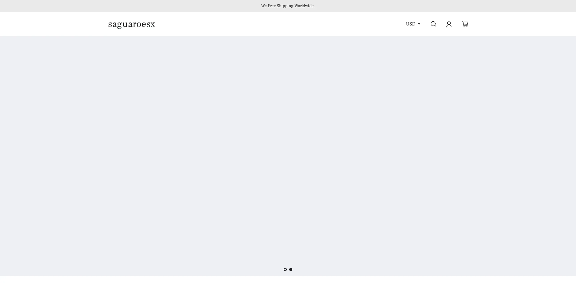 Website screenshot of Saguaroesx.icu